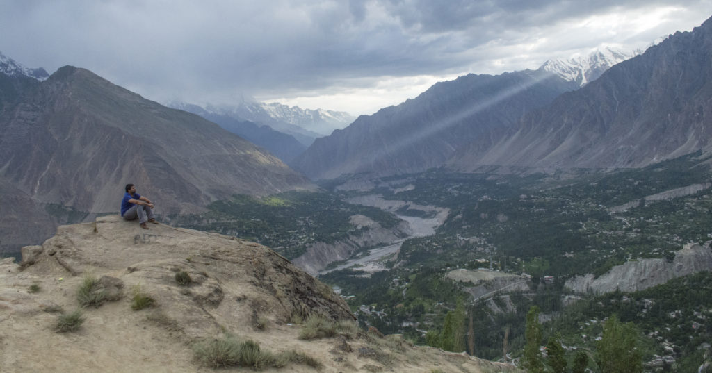 Eagle view of Hunza
